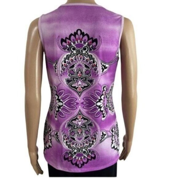 Athleta Purple Yoga tank top size MT - medium tall purple style #841191 - Picture 5 of 10